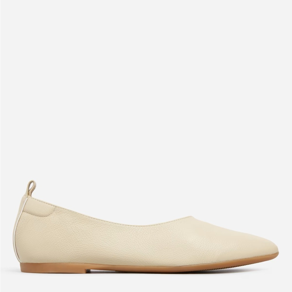 Everlane Leather Day Glove in Cream 7.5